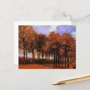 Van Gogh - Herbstlandschaft Postkarte