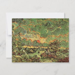 Van Gogh Hütten Cypresses Reminiszenz von Nord