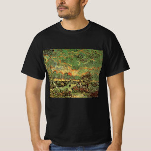 Van Gogh Hütten Cypresses Reminiszenz von Nord T-Shirt