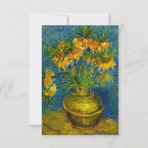 Van Gogh Imperial Fritillaries Card