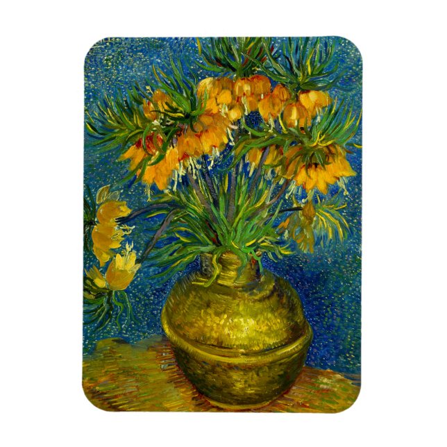 Van Gogh Imperial Fritillaries Magnet (Vertikal)