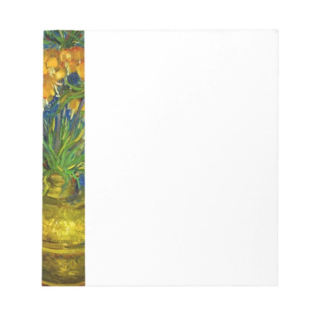 Van Gogh Imperial Fritillaries Notizblock (Vorderseite)