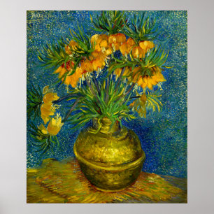 Van Gogh Imperial Fritillaries Poster