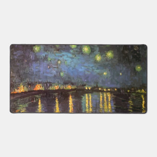 Van Gogh Inspiriert Night Fine Art Desk Mat Schreibtischunterlage