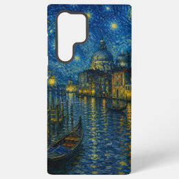 Van Gogh inspirierter Venedig-Kanal bei Nacht Samsung Galaxy Hülle