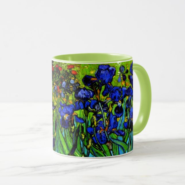 Van Gogh - Ire, berühmtes Blumenbild Tasse (VorderseiteRechts)
