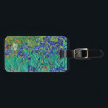 Van Gogh Ire. Blauer Vintager Impressionismus Gepäckanhänger<br><div class="desc">Van Gogh "Ire" Taschenmarke. Blauer Blumenimpressionismus Kunst.</div>