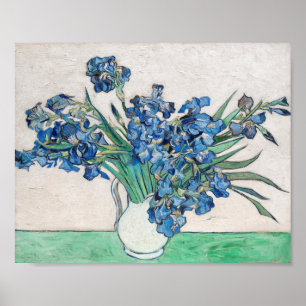Van Gogh Iren in Vase-Malerei Poster
