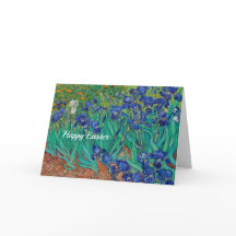 Van Gogh Iris Blumenmalerei Vintage Ostern