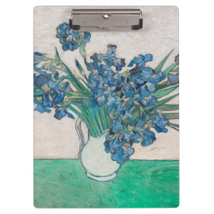 Van Gogh Iris Vase Malerei Impressionismus Klemmbrett