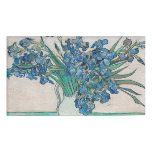 Van Gogh Iris Vase Malerei Impressionismus Namenschild