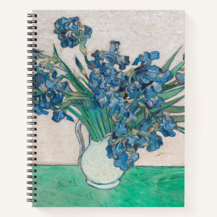 Van Gogh Iris Vase Malerei Impressionismus Notizbuch