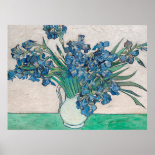 Van Gogh Iris Vase Malerei Impressionismus Poster