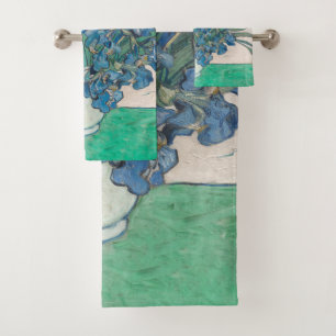 Van Gogh Iris Vasenmalerei Impressionismus Badhandtuch Set