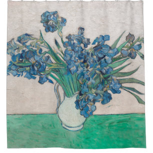 Van Gogh Iris Vasenmalerei Impressionismus Duschvorhang