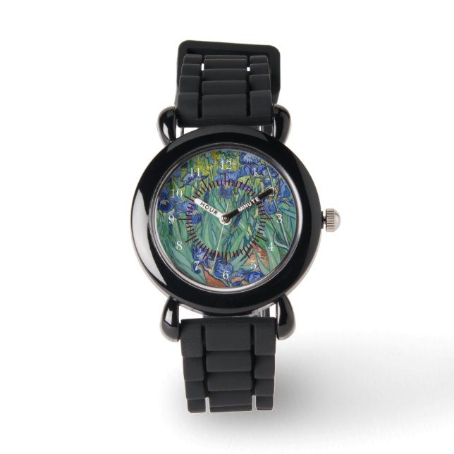 Van Gogh Irische Blume Frieden Liebe Natur Schicks Armbanduhr (Vorderseite)