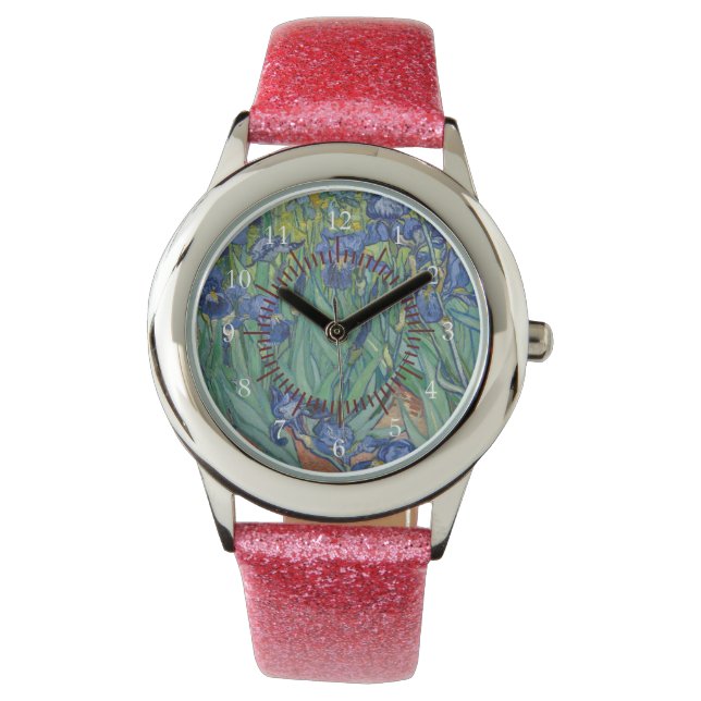 Van Gogh Irische Blume Frieden Liebe Natur Schicks Armbanduhr (Vorderseite)