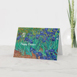 Van Gogh Irische Blumenmalerei Vintag Ostern Feiertagskarte