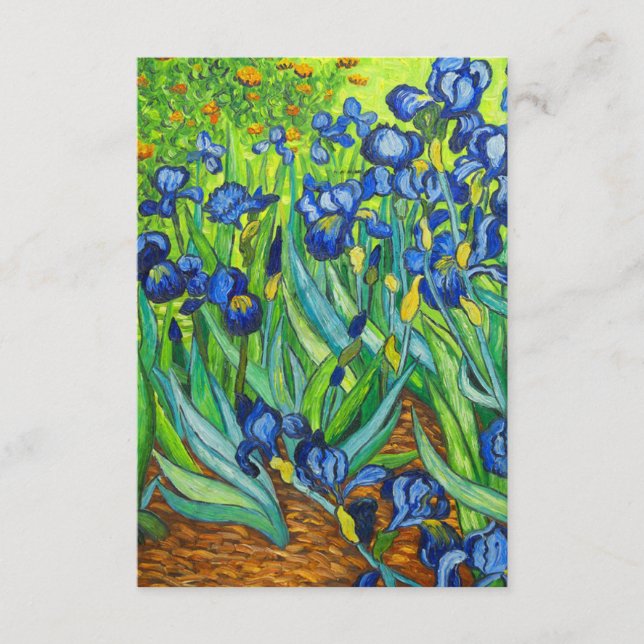 Van Gogh Irises Begleitkarte (Vorderseite)