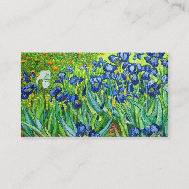 Van Gogh Irises Begleitkarte (Vorderseite)