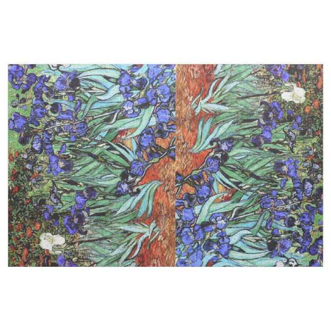 Van Gogh Irises Blumen-Blumengewebe Stoff (Yard (91,4 cm))