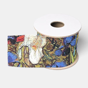 Van Gogh Irises BlumenBlumengrosgrain-Band Ripsband