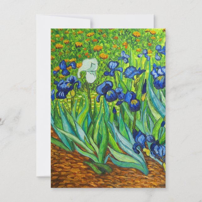 Van Gogh Irises Card (Vorderseite)