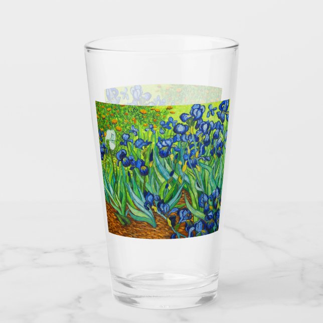 Van Gogh Irises Glas (Vorderseite)