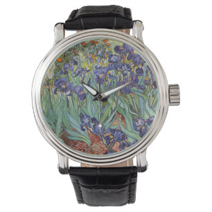 Van Gogh Irises Impressionist Painting Armbanduhr