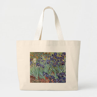 Van Gogh Irises Impressionist Painting Jumbo Stoffbeutel