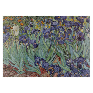 Van Gogh Irises Impressionist Painting Schneidebrett