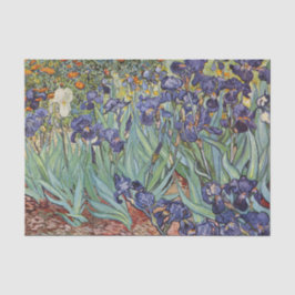 Van Gogh Irises Impressionist Painting Seidenpapier