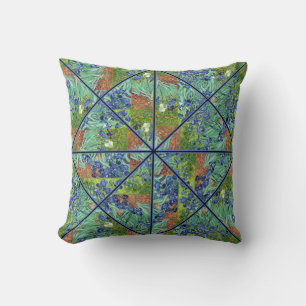 Van Gogh Irises Kaleidoscope Pillow Kissen