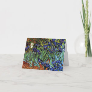 Van Gogh Irises Note Card Karte