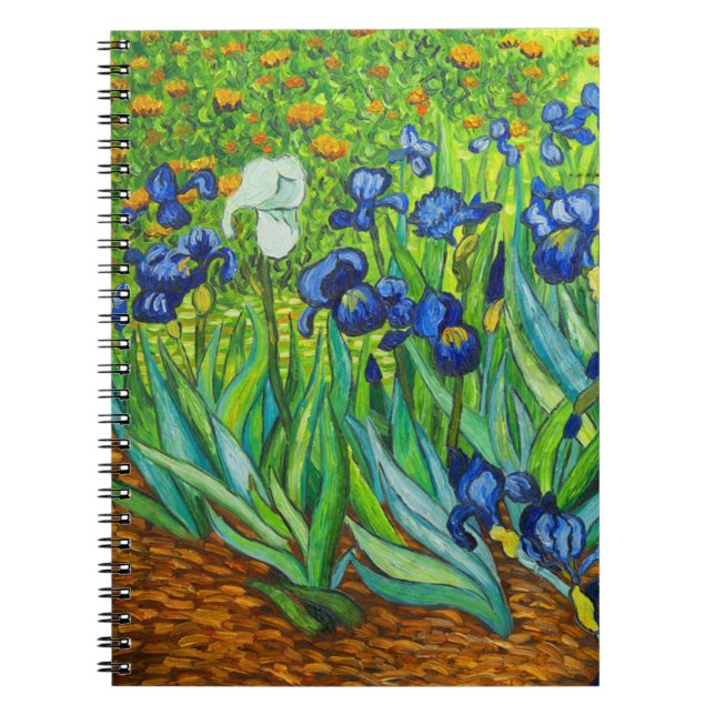 Van Gogh Irises Notizblock (Vorderseite)