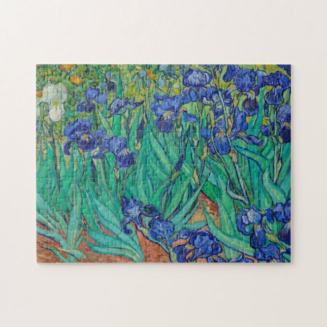 Van Gogh Irises Painting Puzzle (Horizontal)