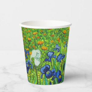 Van Gogh Irises Pappbecher
