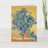 Wee Blue Coo Van Gogh Geburtstagskarte – „Nichts Ist Künstlerischer Als Die Liebe“, Blanko Innen, 17,5x12,5 Cm