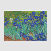 Van Gogh Irises Vintages Blumenblau