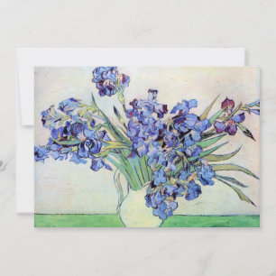 Van Gogh Irises Wedding Einladung