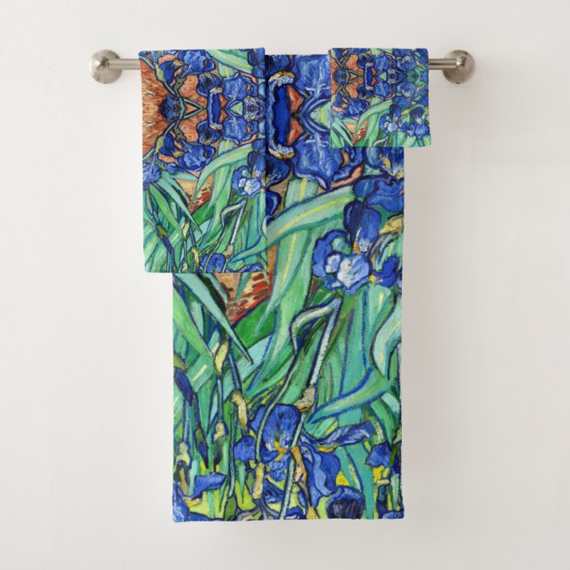 Van Gogh Irish Flower Garden Impressionismus Badhandtuch Set (Insitu)