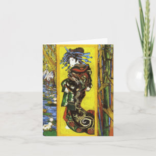 Van Gogh Japonaiserie Oiran Note Card Karte