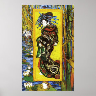 Van Gogh Japonaiserie Oiran Poster
