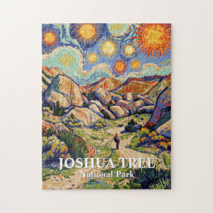 Van Gogh Joshua Tree Hidden Valley Vintage Wüste Puzzle