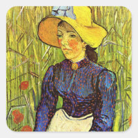 Van Gogh, junge Bauernfrau mit Strohhut