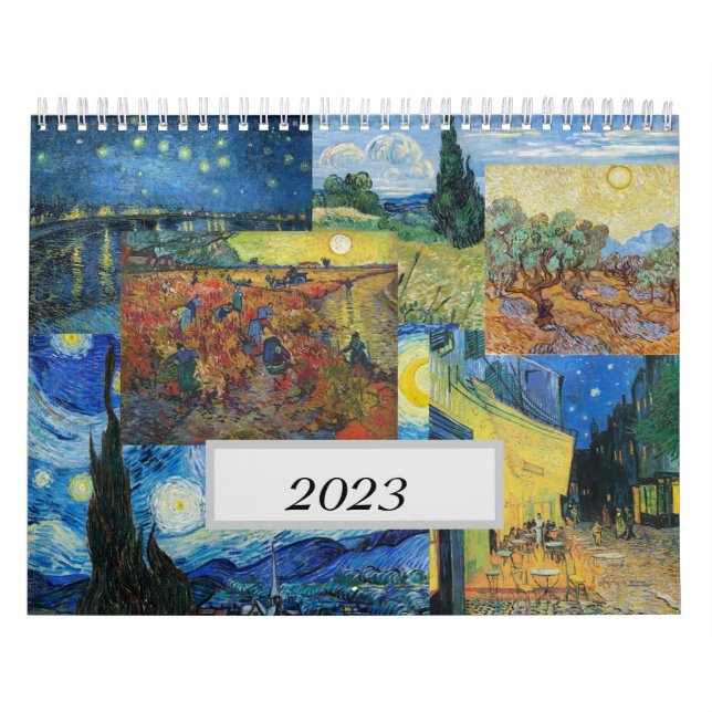 Van Gogh Kalender - 12 Monate, 12 Gemälde (Titelbild)