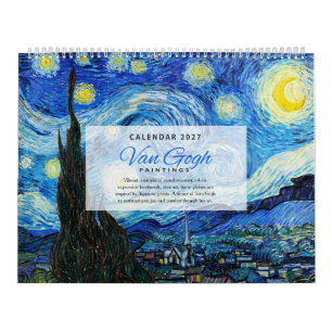 Van Gogh Kalender 2027 - Impressionismus