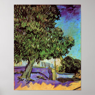 Van Gogh - Kastanienbaum in Blossom Poster