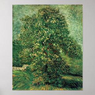 Van Gogh - Kastanienbaum in der Blüte Poster