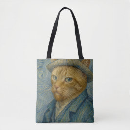 Van Gogh Katzen Selbstporträt Vintage Kunst Parodi